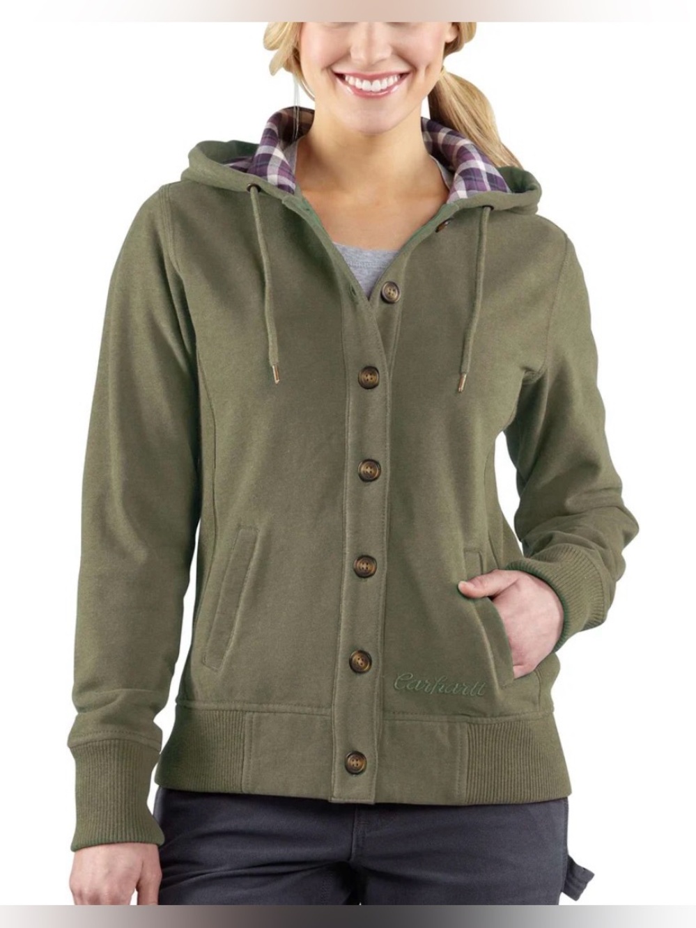 Carhartt Marengo button-front sweatshirt